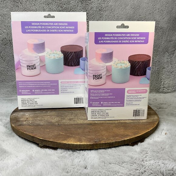 New Frost Form Starter Kits-8" & 6" Round by American Crafts - Picture 2 of 4